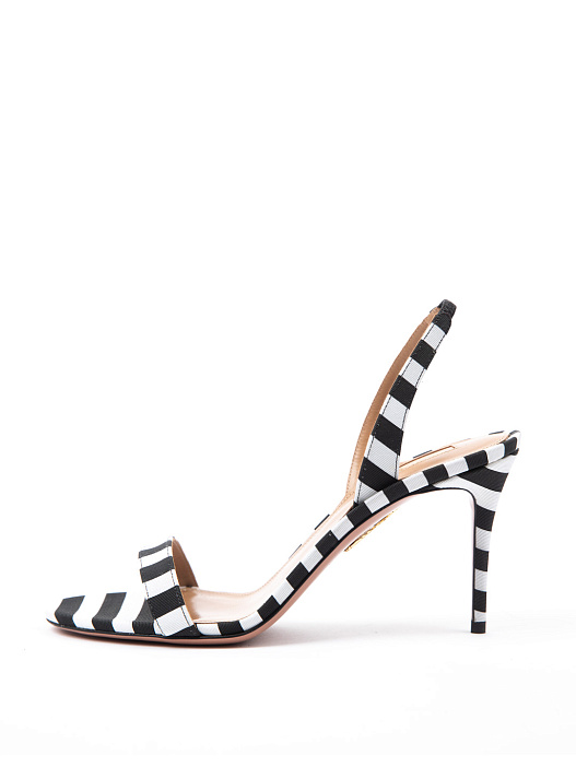 Босоножки Aquazzura SNUMIDS0SGR0FF текстильные женские  — купить в интернет-магазине Verdistore