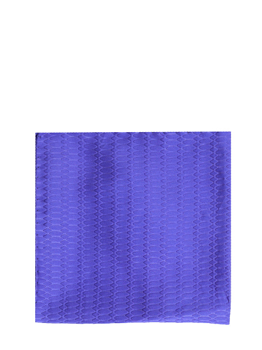 Платок синего цвета с рельефным узором — купить в интернет-магазине Verdistore