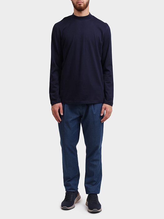 Лонгслив Brunello Cucinelli M0B131366 C6134 хлопковый мужской — купить в интернет-магазине Verdistore