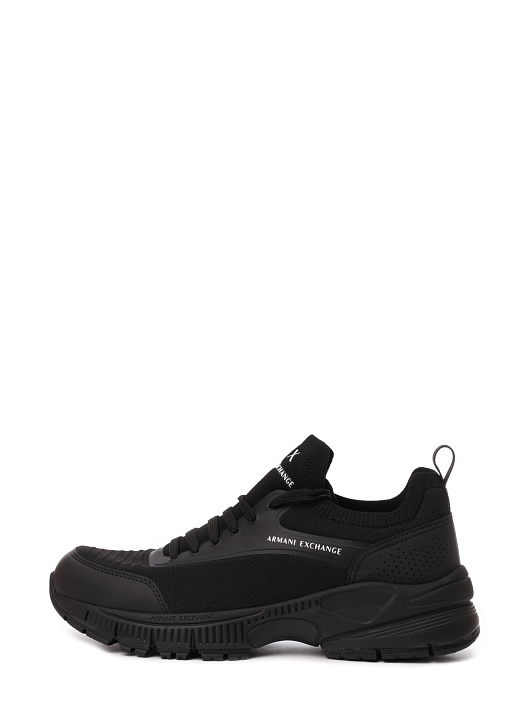 Кроссовки Armani Exchange XUX232 XV870 00002 черные мужские с изогнутой подошвой — купить в интернет-магазине Verdistore