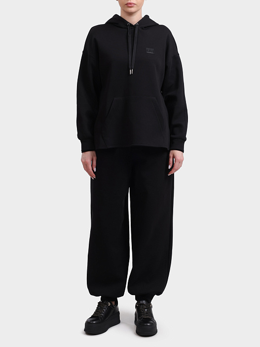 Худи Armani Exchange XW000987 AF10818 UC001 черное женское — купить в интернет-магазине Verdistore