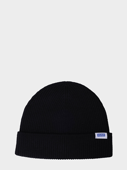 Шапка Hugo Xiav 10275514 01 50551371 001 черная мужская — купить в интернет-магазине Verdistore