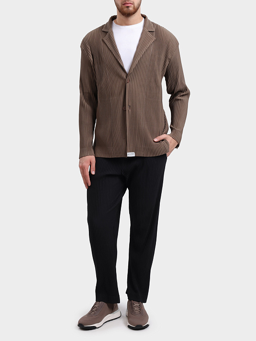 Пиджак Sphynx pleats 3876-2 коричневый мужской плиссированный — купить в интернет-магазине Verdistore