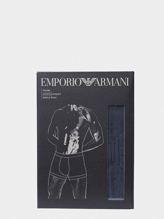 Трусы Emporio Armani EM000237 AF18895 UB102 мужские с логотипом на поясе — купить в интернет-магазине Verdistore