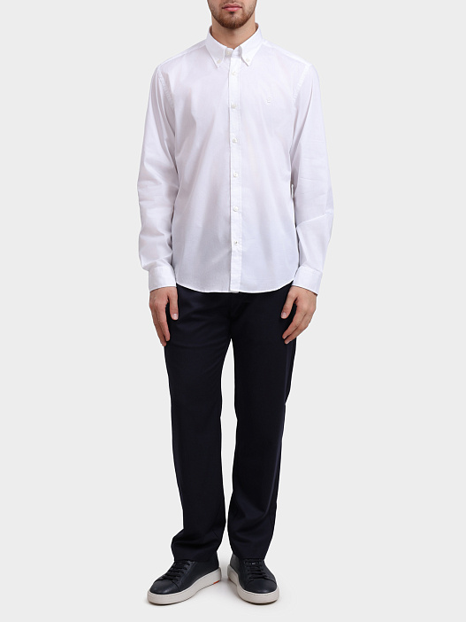 Рубашка Boss Black H-LIAM-BD-E-C1-253 10262089 01 50545227 100 белая мужская  — купить в интернет-магазине Verdistore