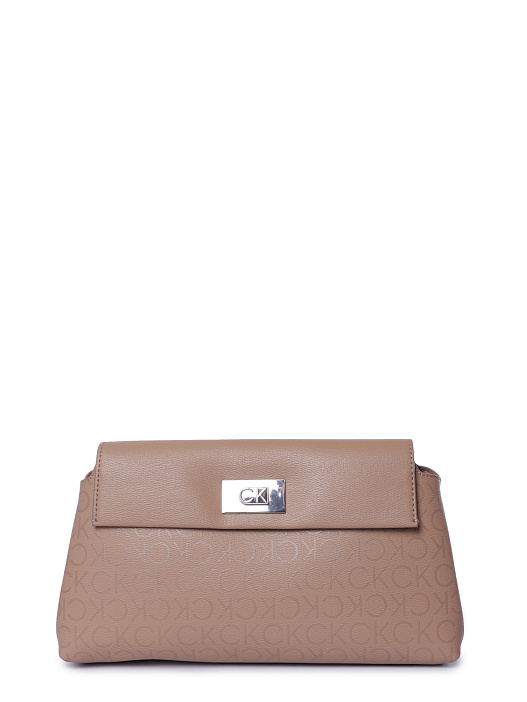 Сумка Calvin Klein K60K612143 0HF бежевая женская — купить в интернет-магазине Verdistore