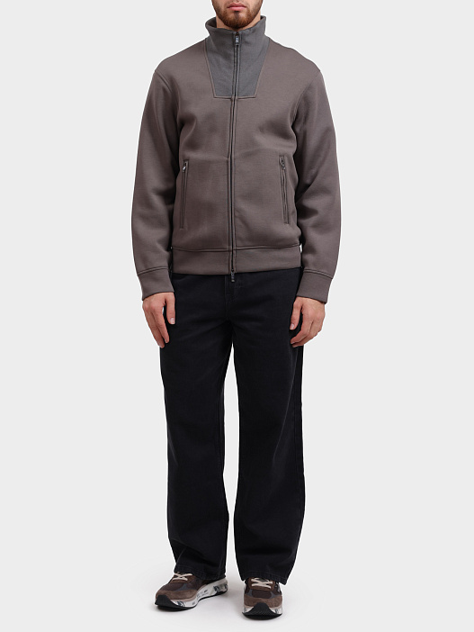 Мастерка Emporio Armani EM003053 AF17545 U8143 светло-коричневая мужская  — купить в интернет-магазине Verdistore