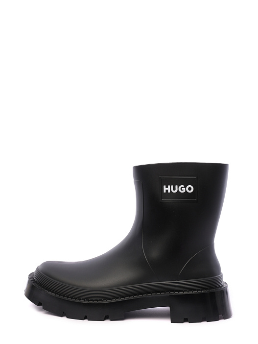 Резиновые полусапоги 50487964 001 черные женские с логотипом — купить в интернет-магазине Verdistore