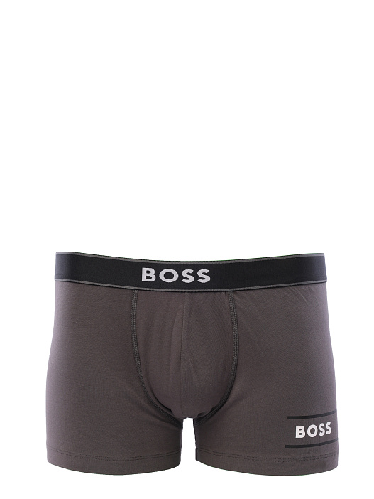 Трусы Boss 50508755 032 серые мужские с логотипом — купить в интернет-магазине Verdistore