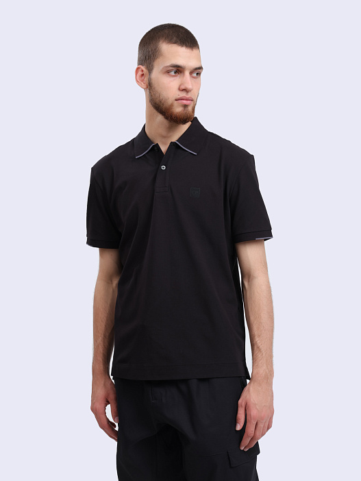 Поло C.P. Company 18CLPL001A005263W 999 черное мужское — купить в интернет-магазине Verdistore