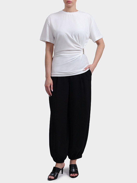 Футболка Pinko 106455 A35D Z05 с золотистой деталью женская — купить в интернет-магазине Verdistore