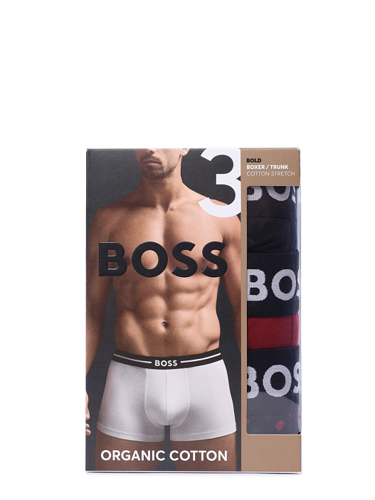 Трусы комплект Boss 50517836 977 черные мужские — купить в интернет-магазине Verdistore