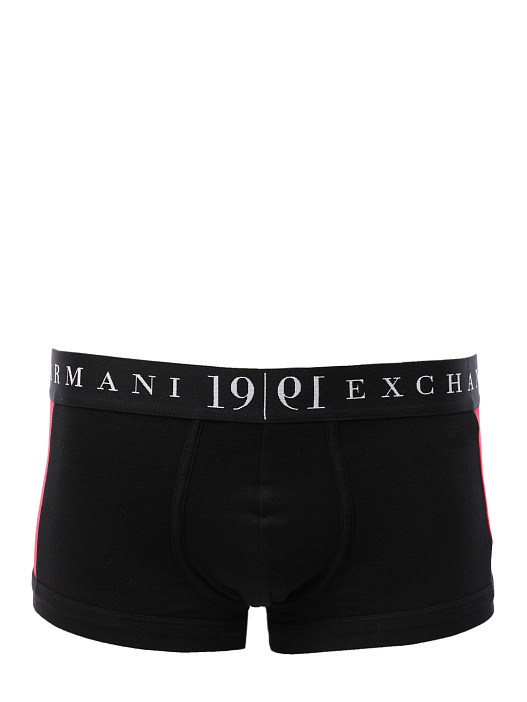 Трусы Armani Exchange 957015 1A504 66520 черные мужские с контрастными вставками — купить в интернет-магазине Verdistore
