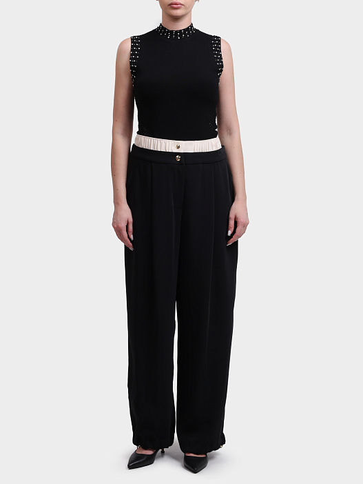 Брюки Liu-Jo TA6150 TS923 C3901 черные женские — купить в интернет-магазине Verdistore