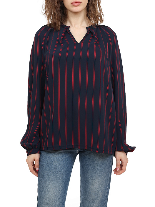 Блузка Calvin Klein K20K200264 полосатая женская — купить в интернет-магазине Verdistore