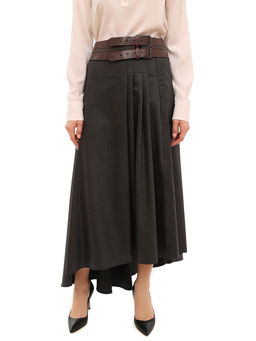 Юбка Brunello Cucinelli M031PG2856 C1122 асимметричная женская — купить в интернет-магазине Verdistore